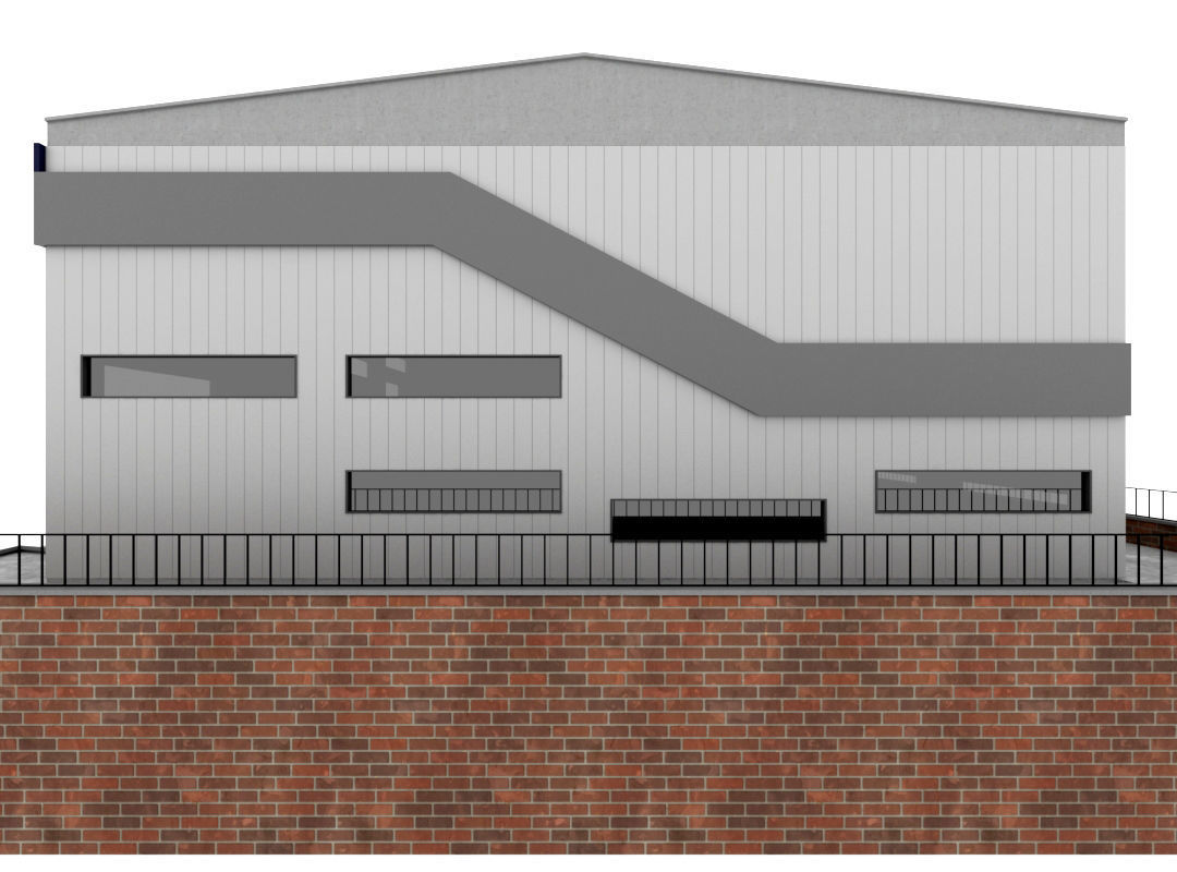 Building Pack - 5 Buildings of Residental and Industrial 3D model_51