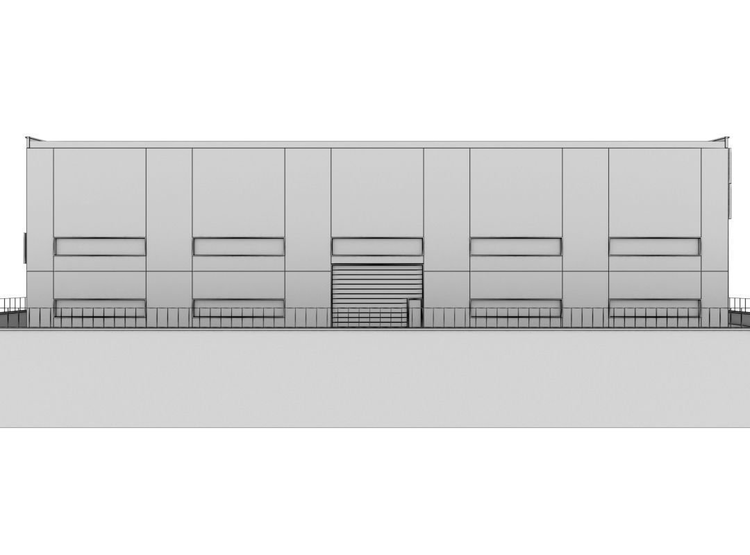Building Pack - 5 Buildings of Residental and Industrial 3D model_54