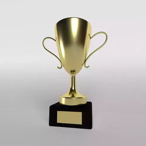 Trophy v2 001 Low-poly 3D model