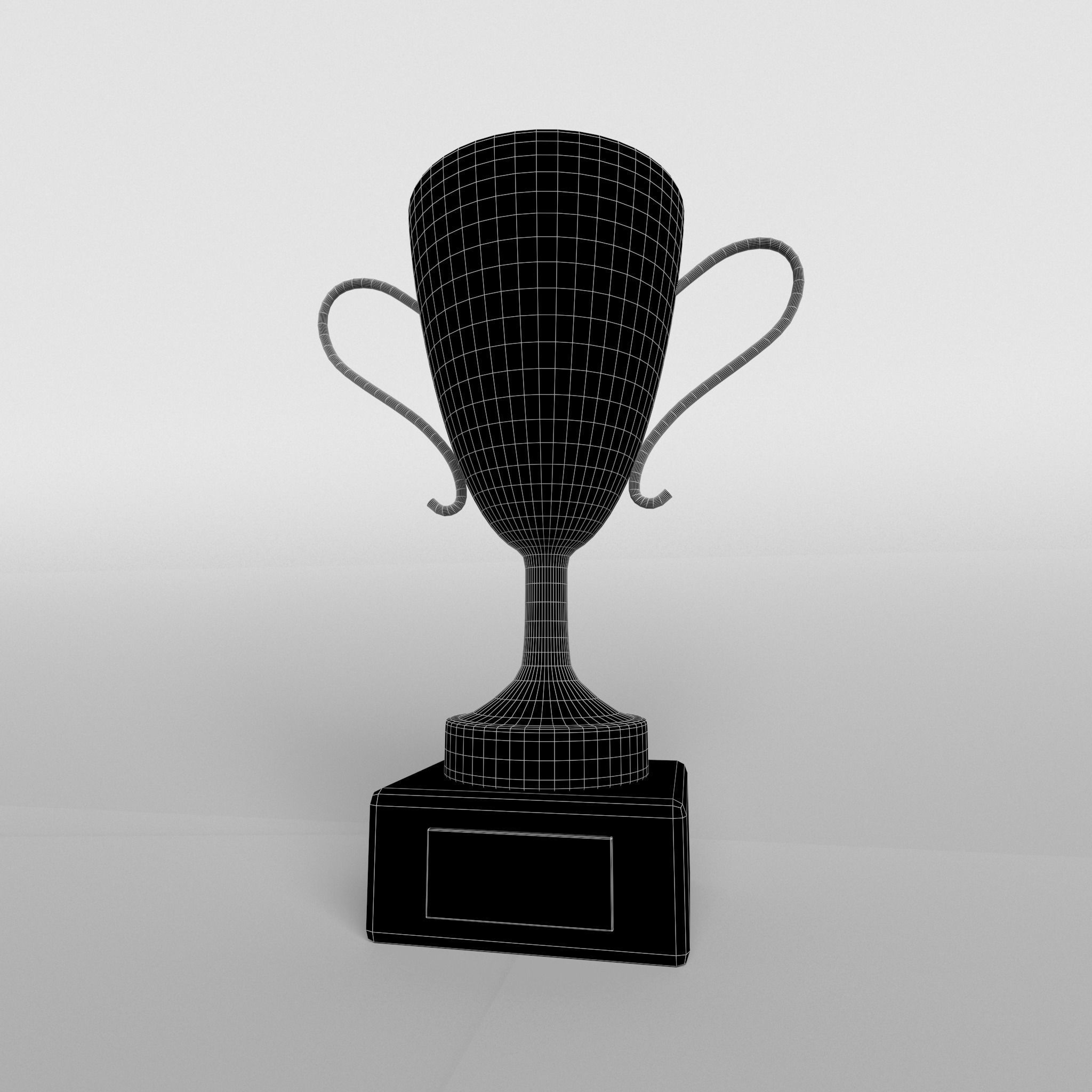 Trophy v2 002 Low-poly 3D model_5