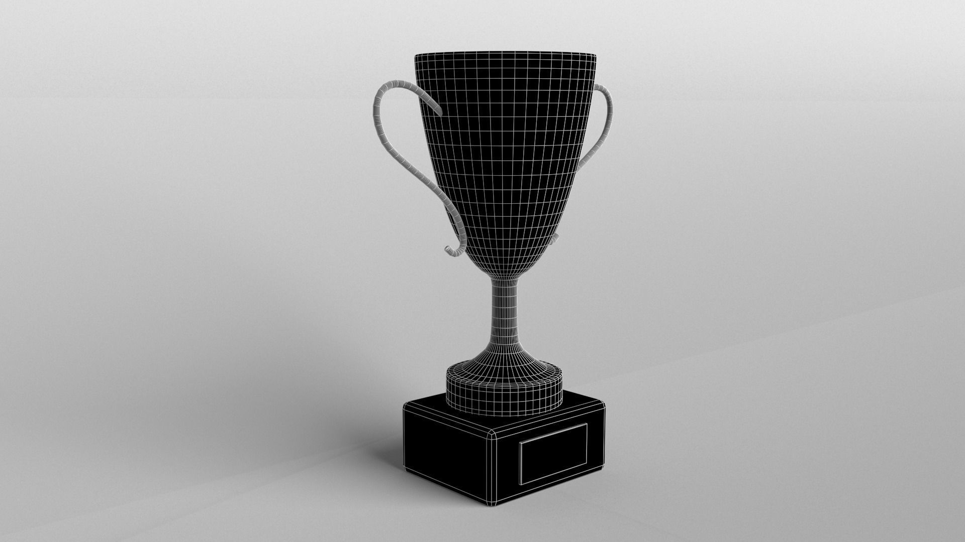 Trophy v2 003 Low-poly 3D model_8