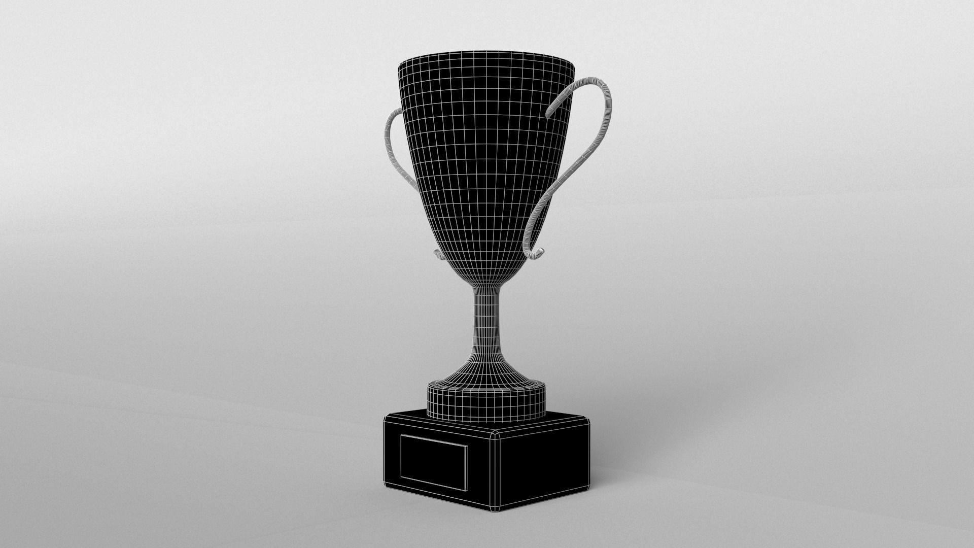 Trophy v2 003 Low-poly 3D model_7