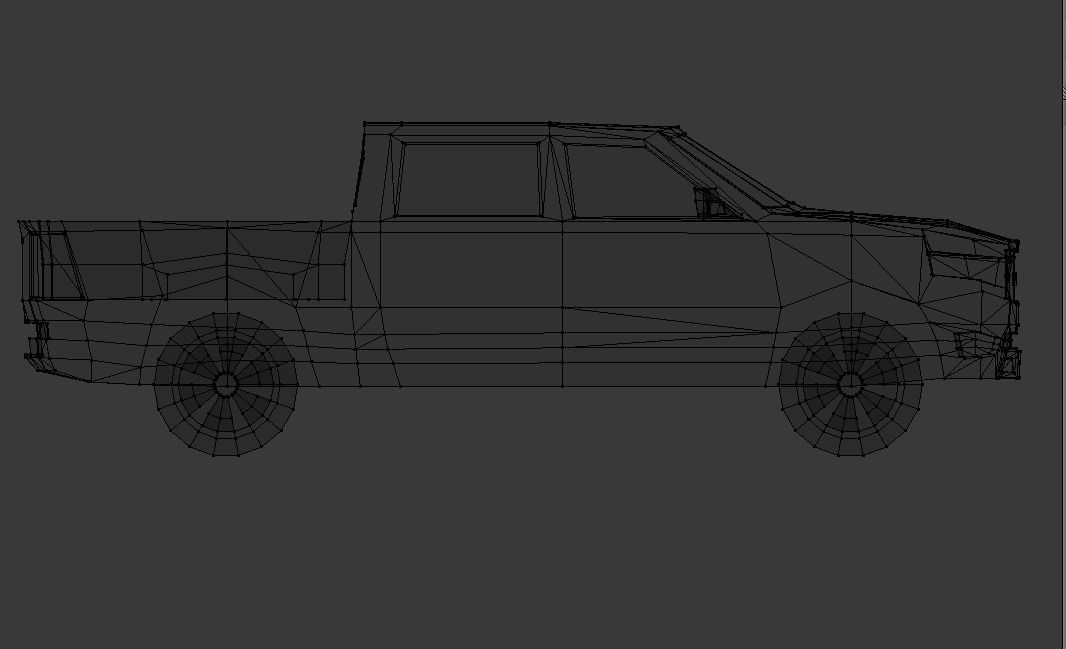 Dodge Ram 2019 lowpoly 3D model Low-poly 3D model_14