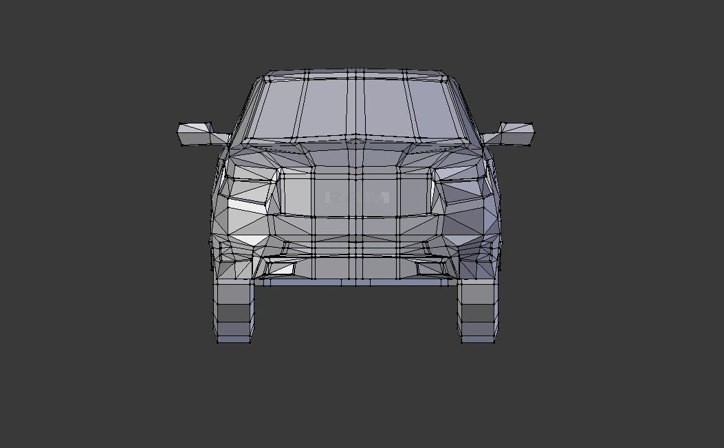Dodge Ram 2019 lowpoly 3D model Low-poly 3D model_15