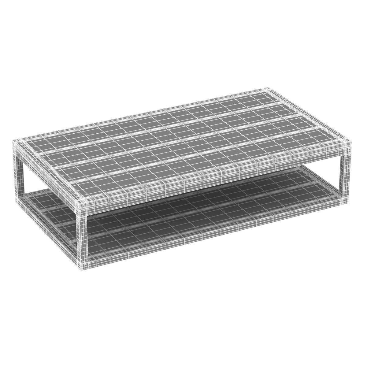 Restoration Hardware Capri aluminium tables 3D model_16