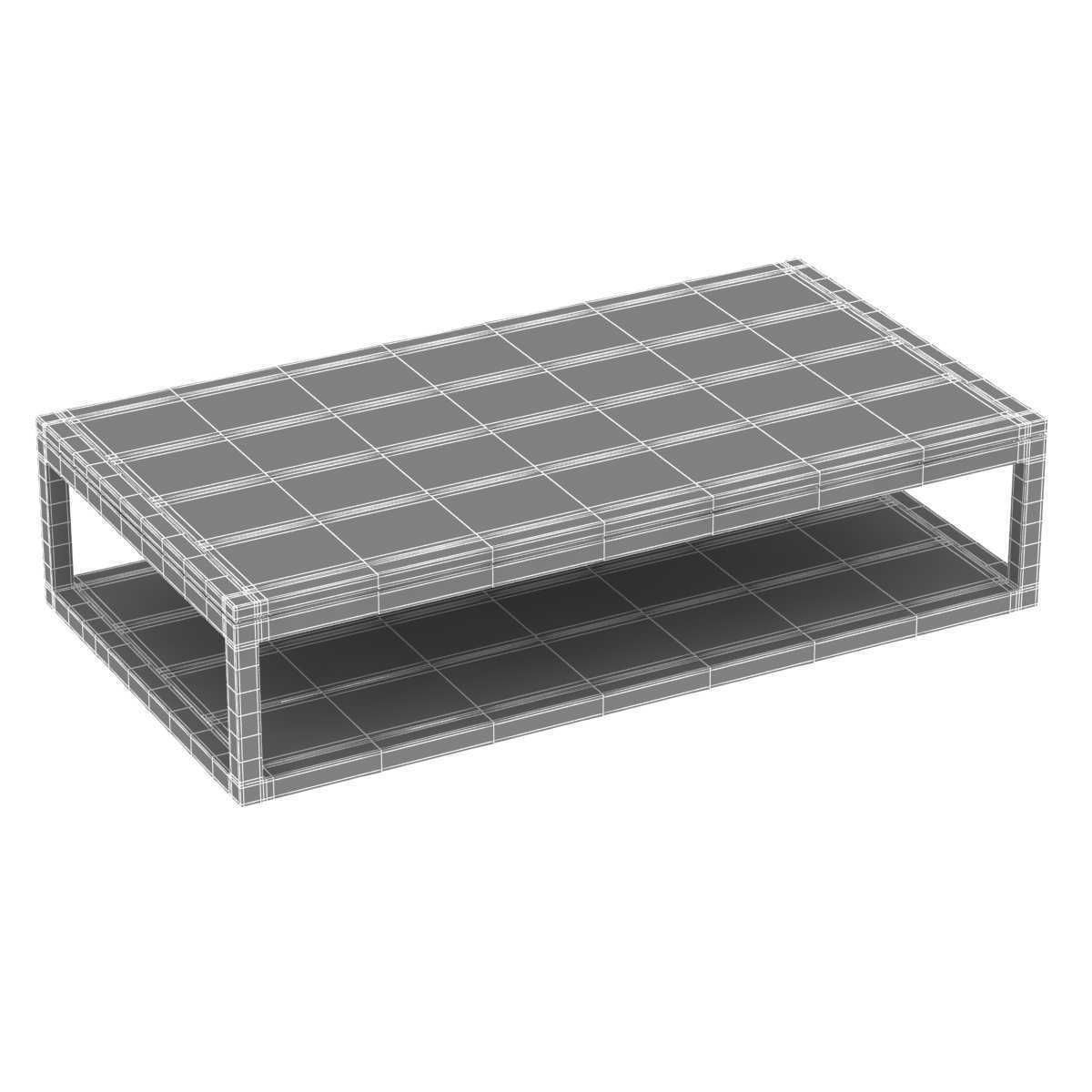 Restoration Hardware Capri aluminium tables 3D model_13