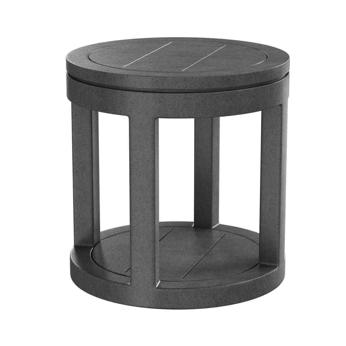 Restoration Hardware Capri aluminium tables 3D model_3