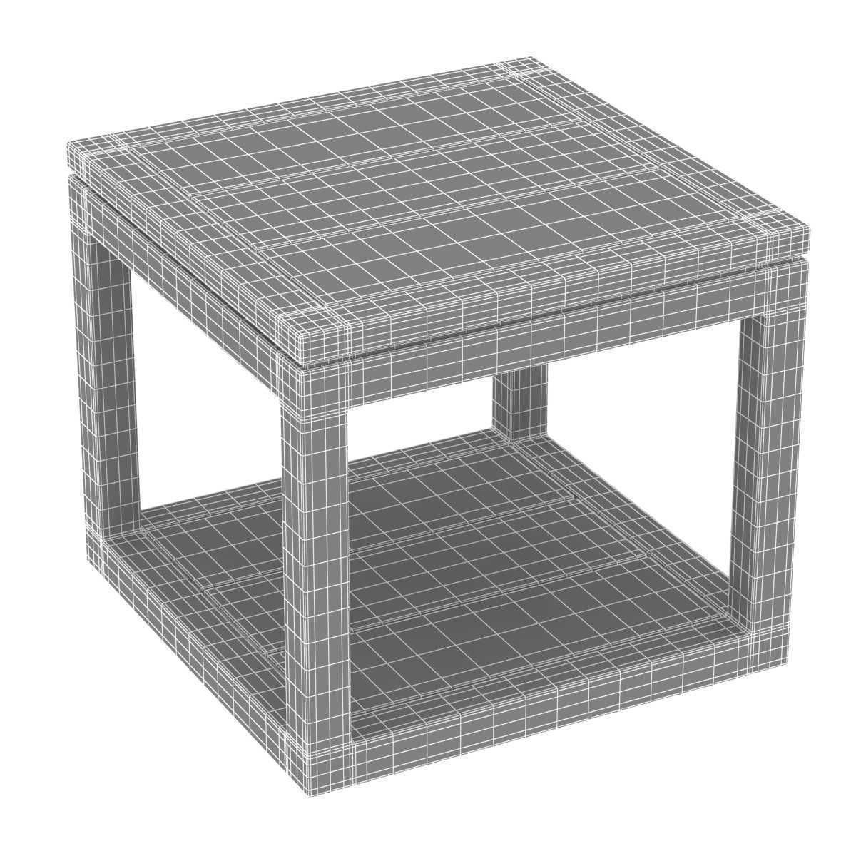Restoration Hardware Capri aluminium tables 3D model_18