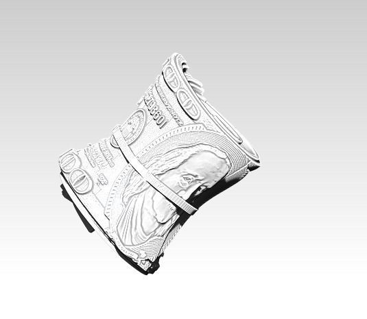 Million Hundred Thousand Dollar 3D print model_3