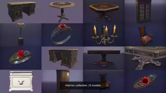 interrior collection octagonal table with star on top 