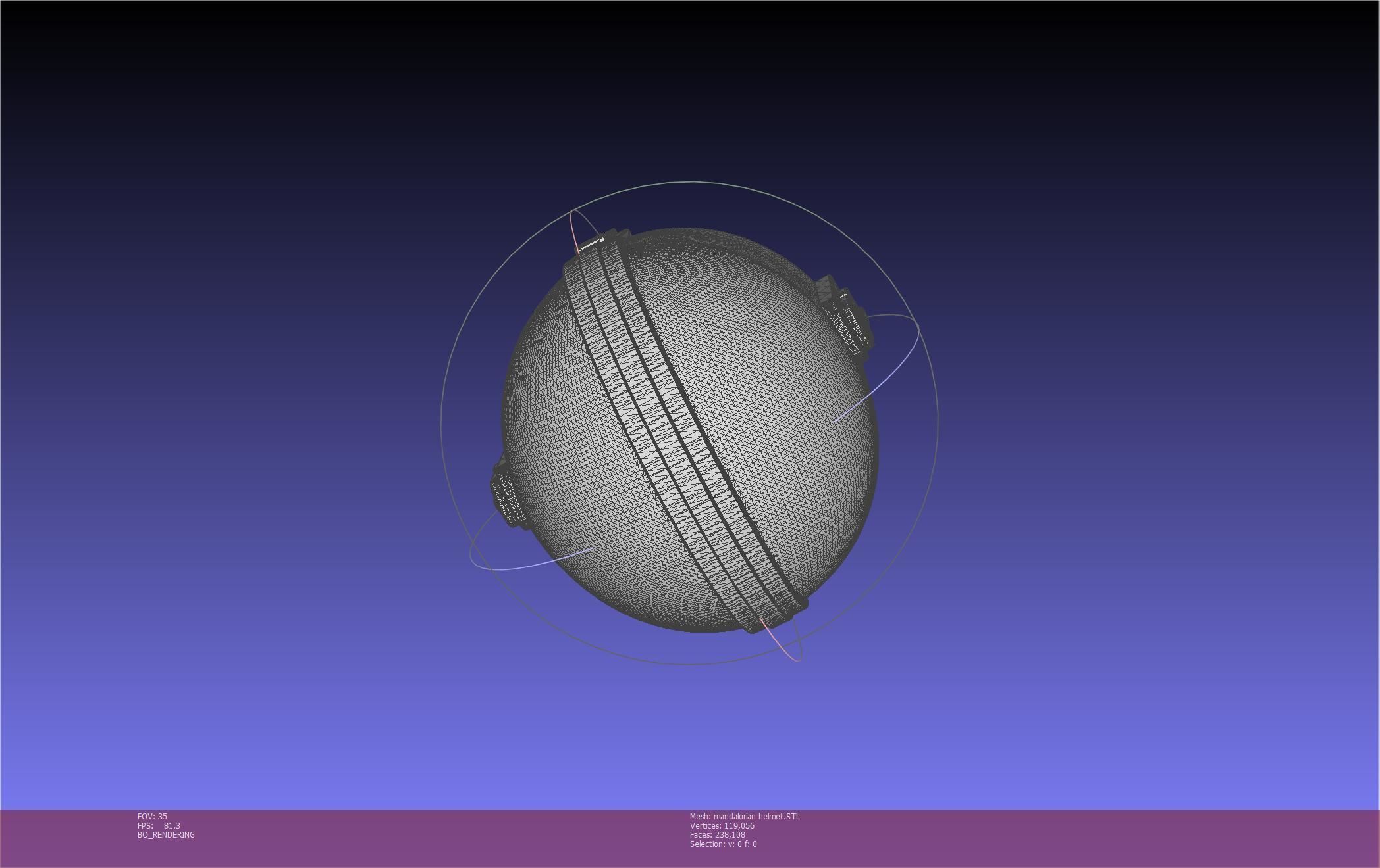 Star Wars Mandalorian Helmet Printable Model 3D print model_25