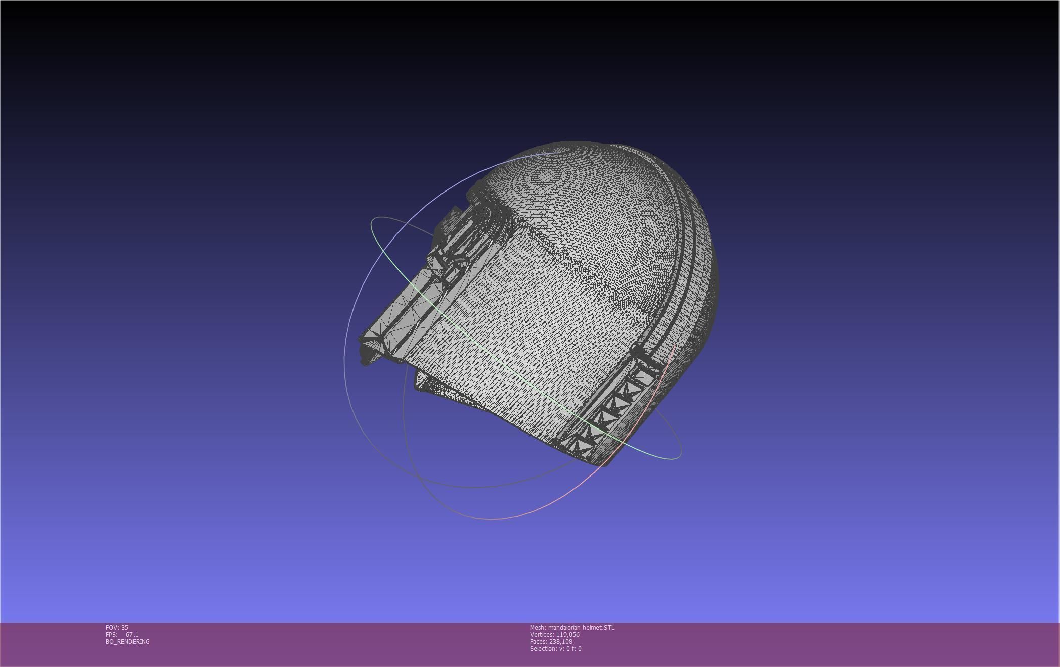 Star Wars Mandalorian Helmet Printable Model 3D print model_14