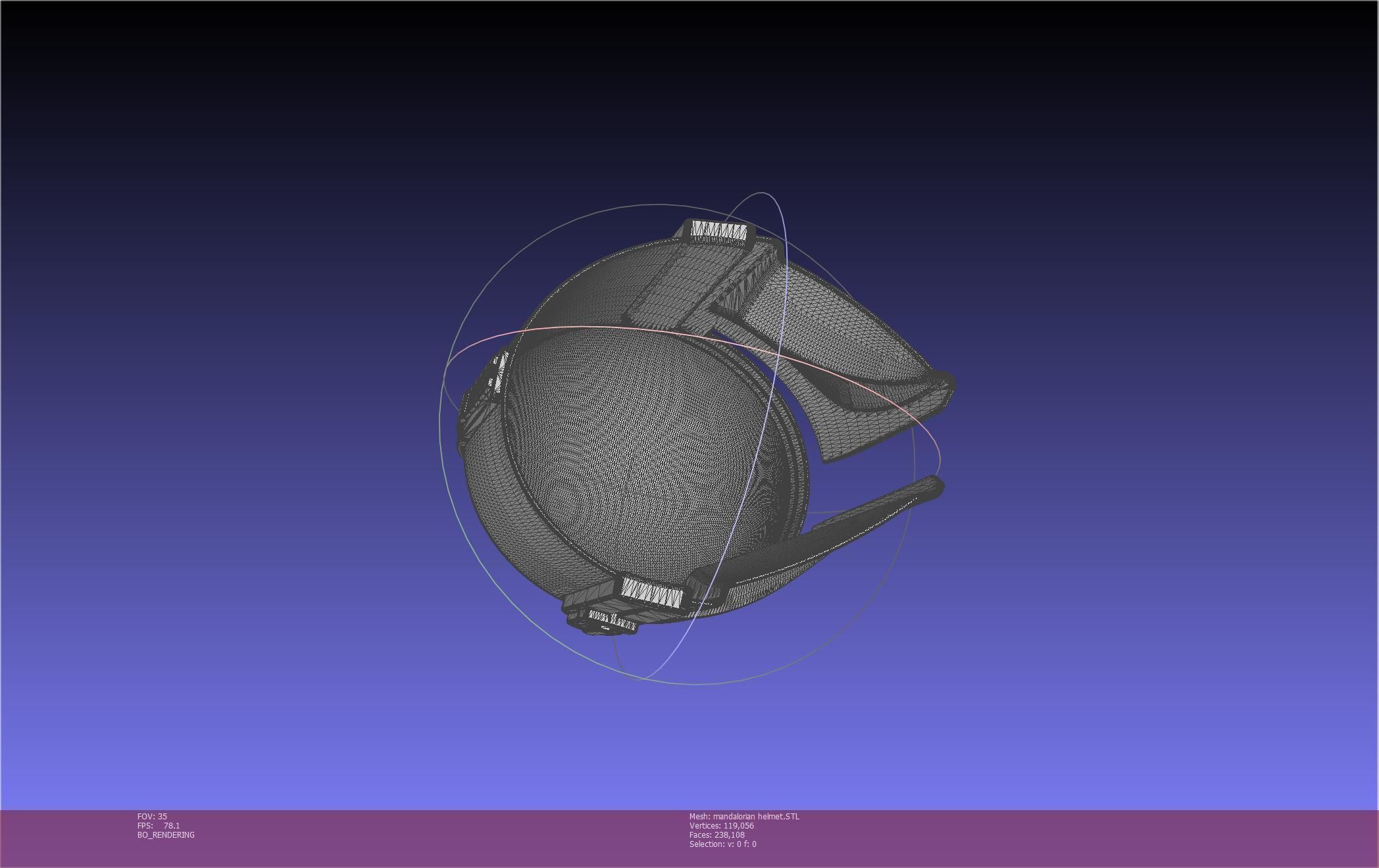 Star Wars Mandalorian Helmet Printable Model 3D print model_30