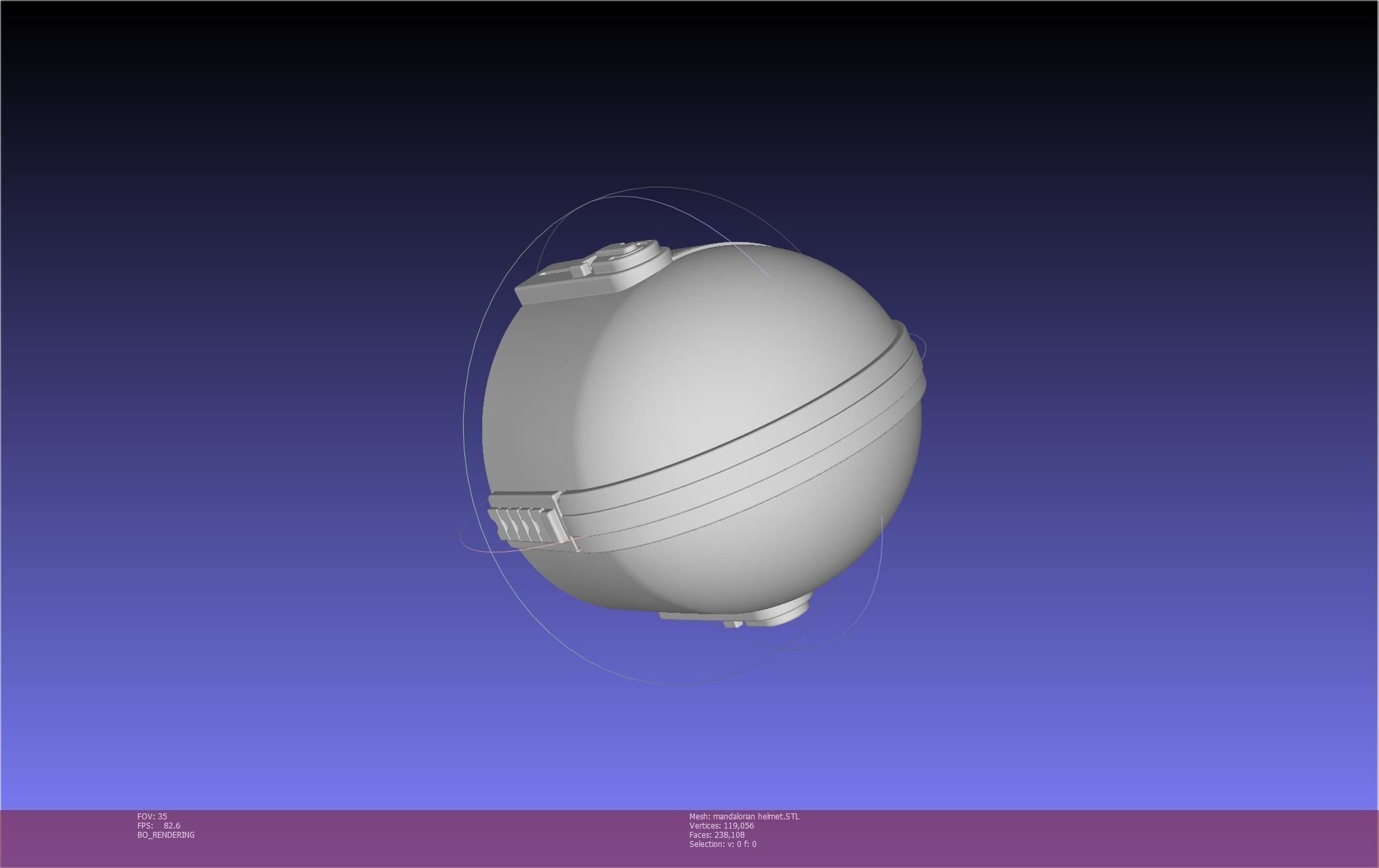Star Wars Mandalorian Helmet Printable Model 3D print model_71