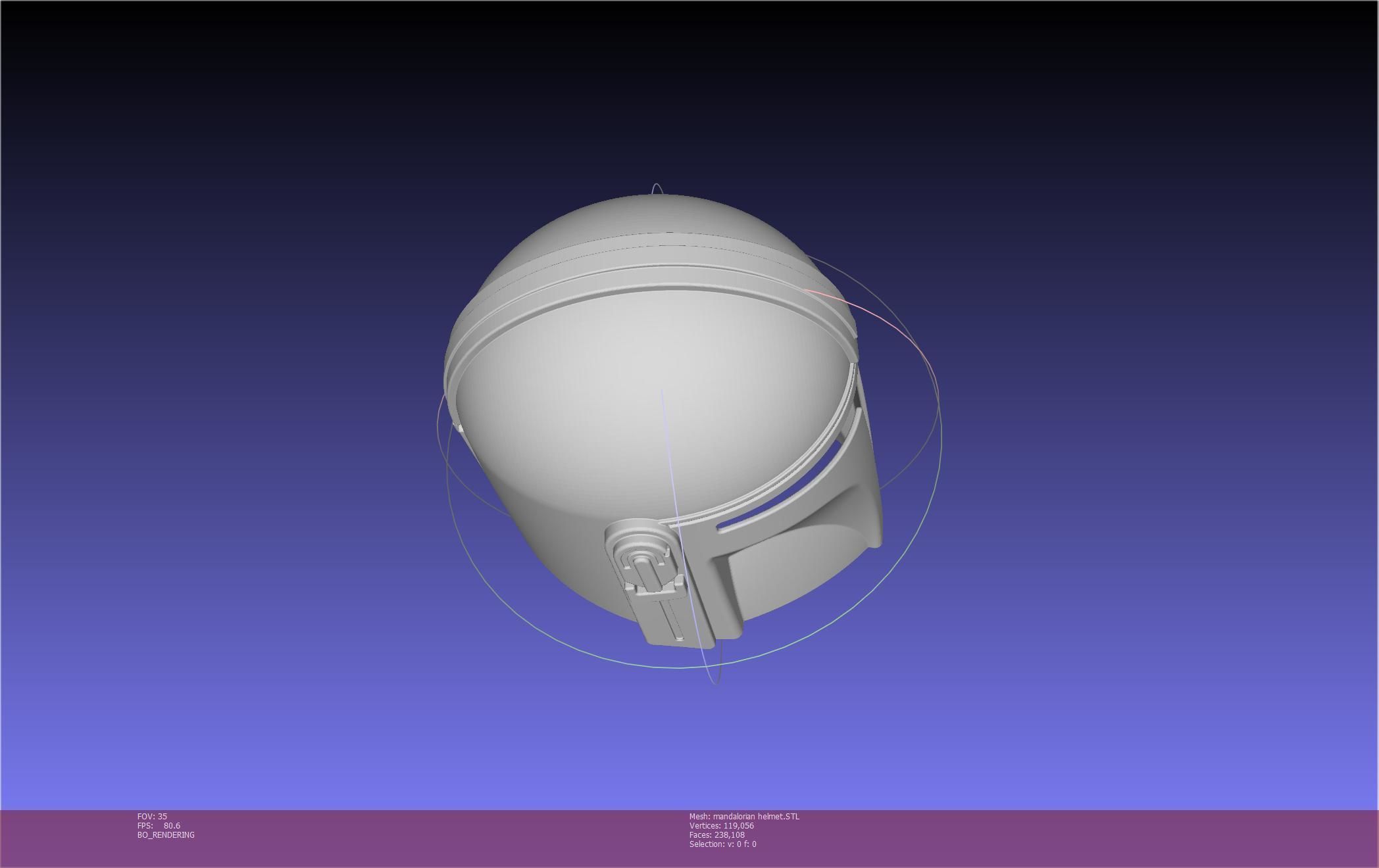Star Wars Mandalorian Helmet Printable Model 3D print model_89