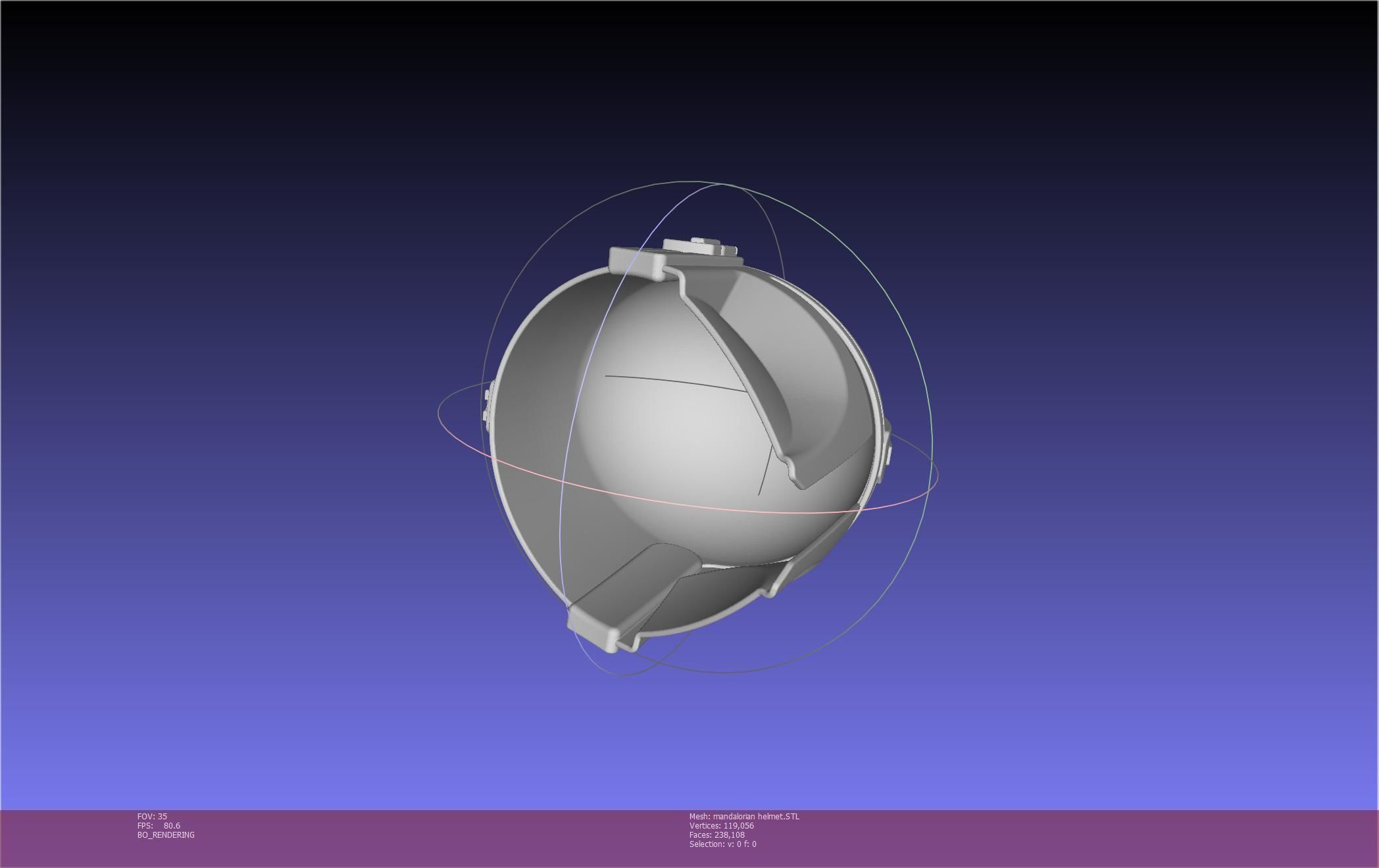 Star Wars Mandalorian Helmet Printable Model 3D print model_103