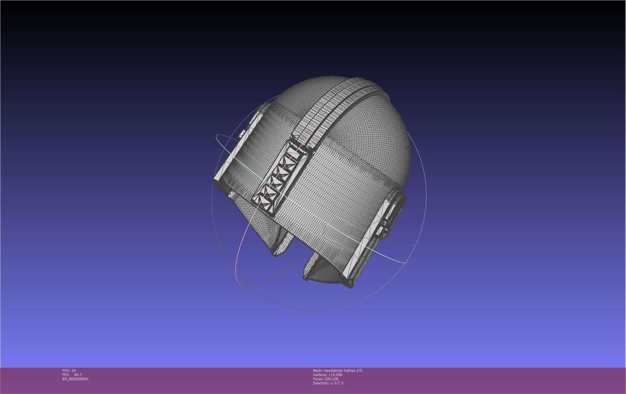 Star Wars Mandalorian Helmet Printable Model 3D print model_22