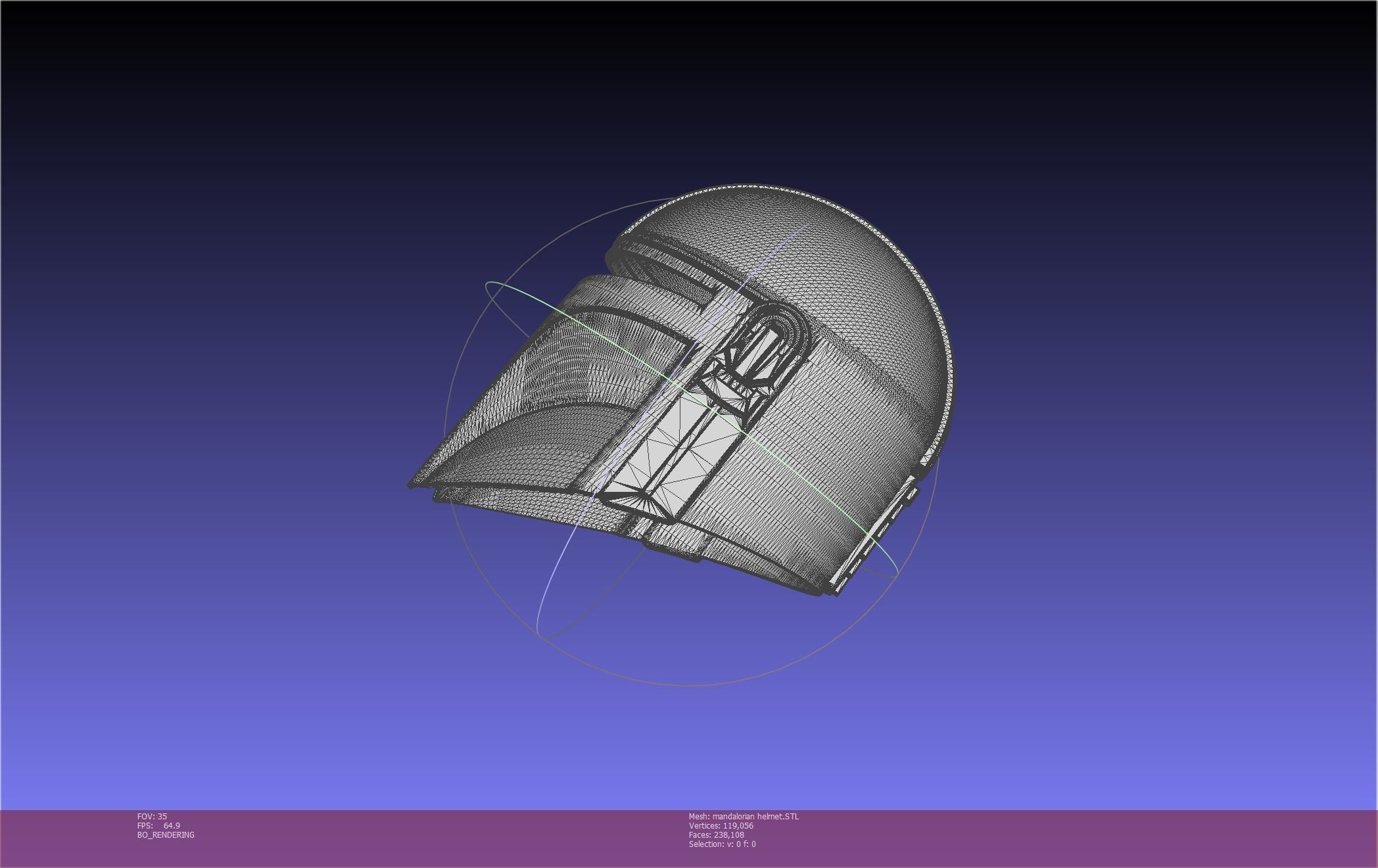 Star Wars Mandalorian Helmet Printable Model 3D print model_18