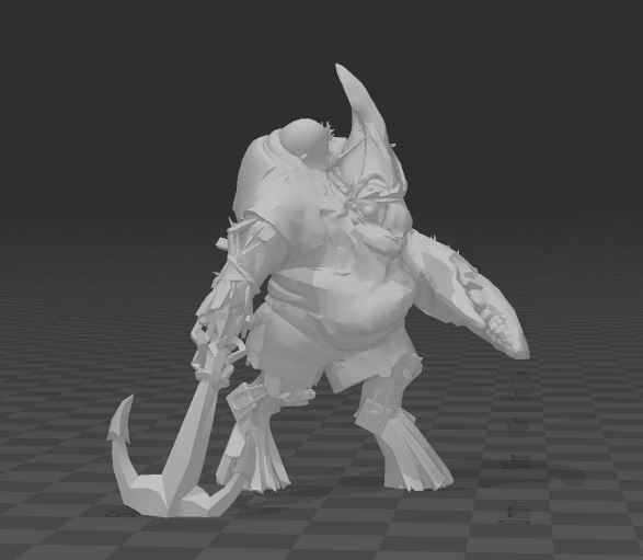 pirate maneaters - ogre mawtribes - dynamic pose 3D print model_10