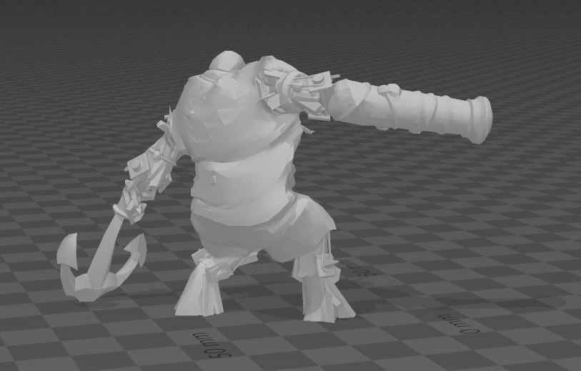 pirate maneaters - ogre mawtribes - dynamic pose 3D print model_3