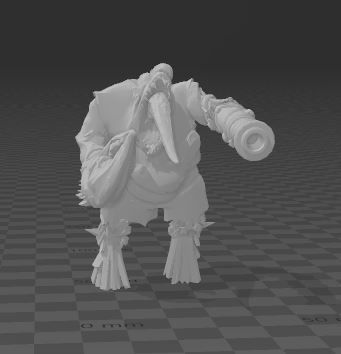 pirate maneaters - ogre mawtribes - dynamic pose 3D print model_2