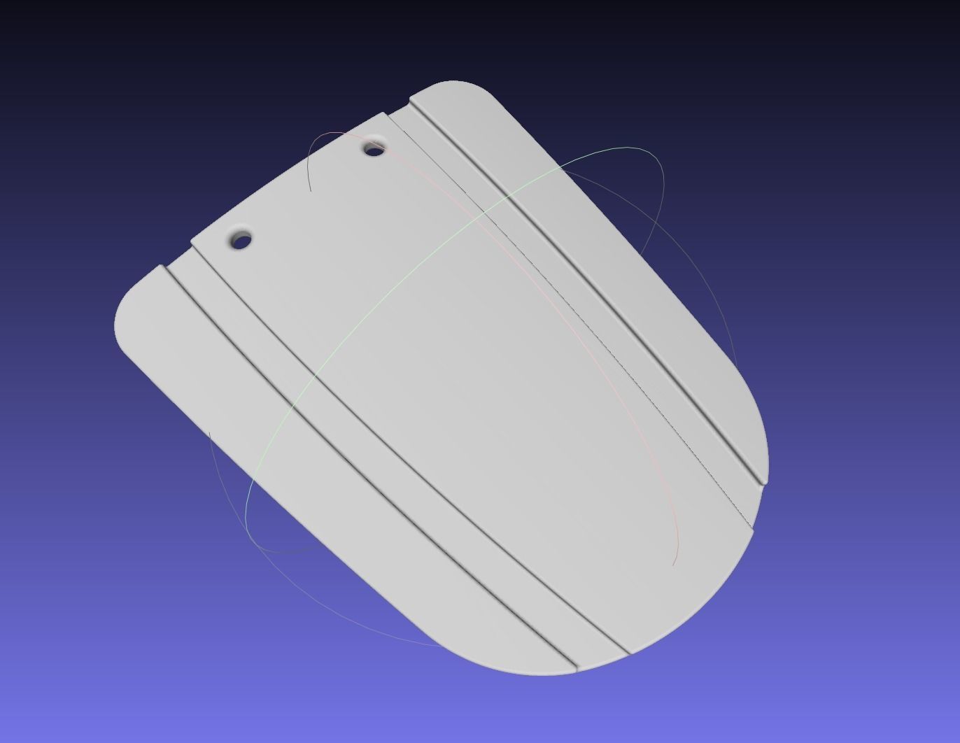 Mandalorian Armor Hip Piece Printable Model 3D print model_107