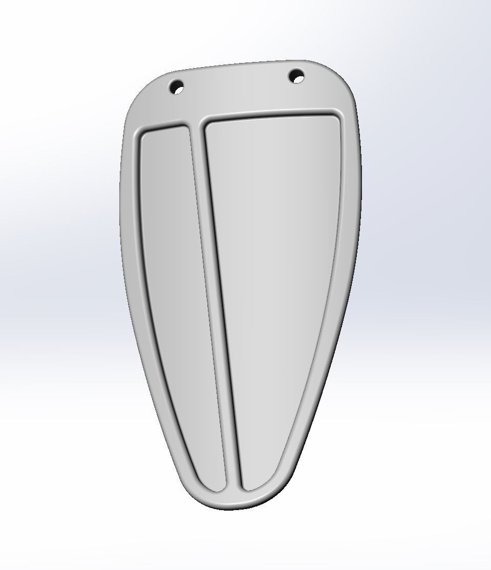 Mandalorian Armor Hip Piece Printable Model 3D print model_1