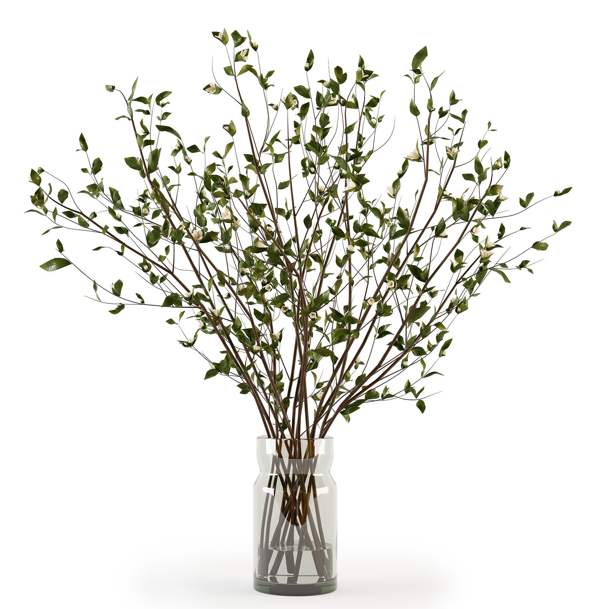 Branches in a vase 009 3D model_5