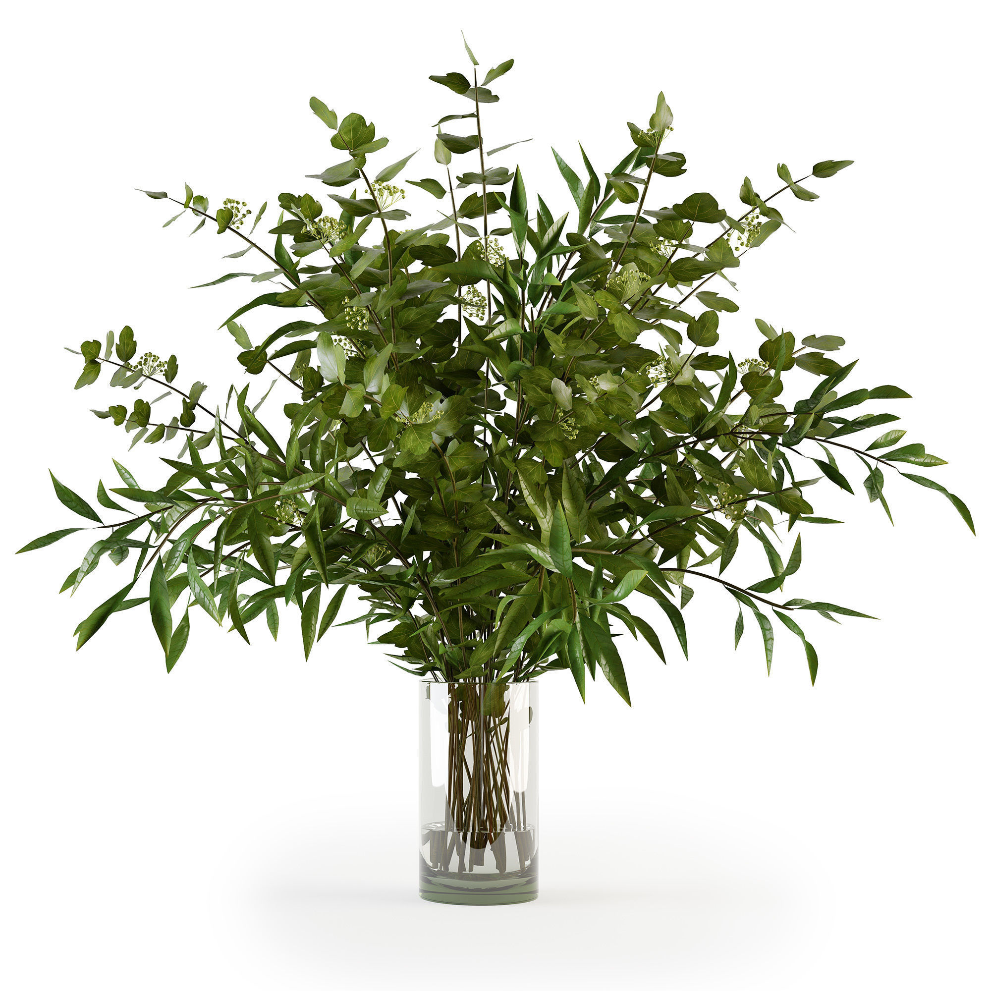 Branches in a vase 010 3D model_3