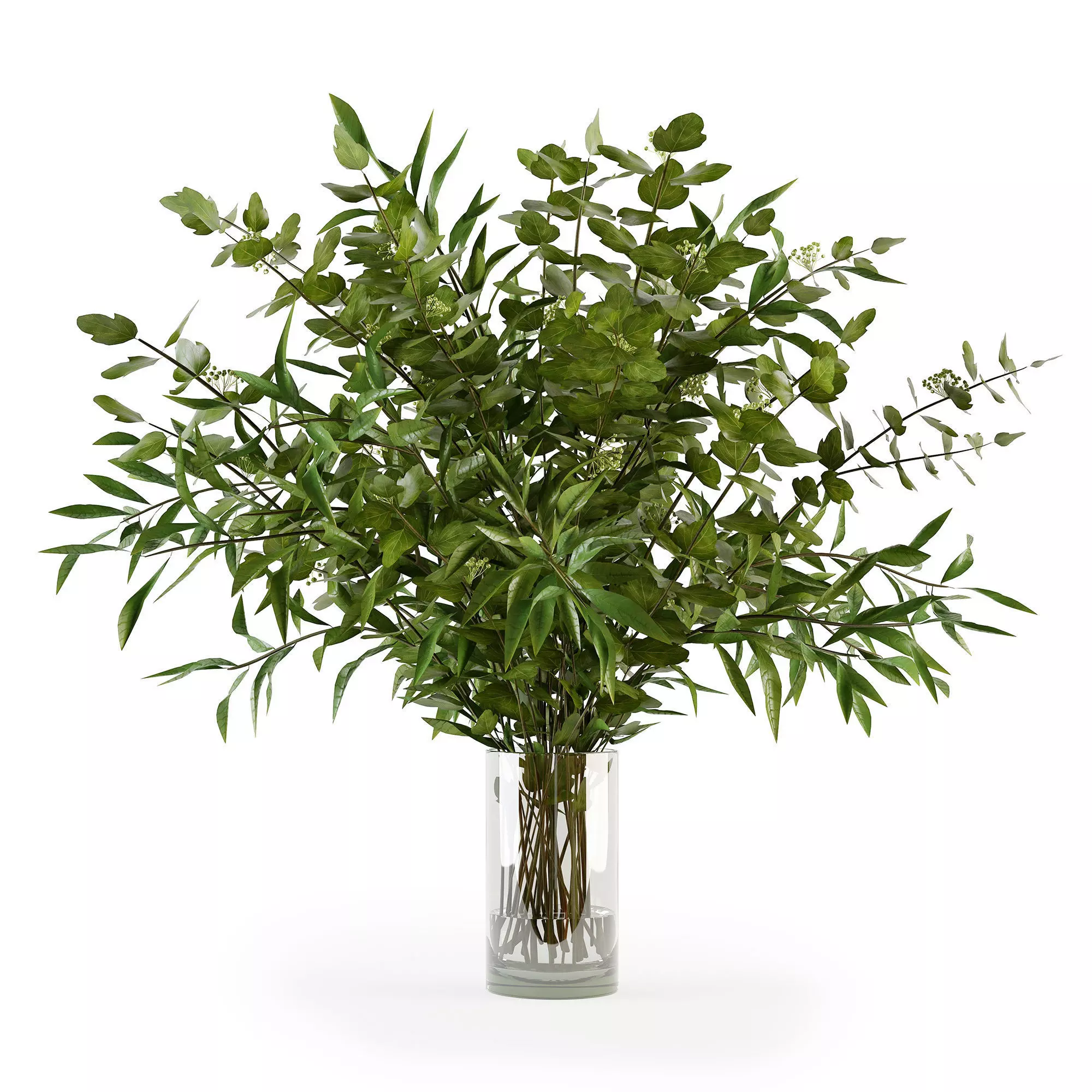 Branches in a vase 010 3D model_0