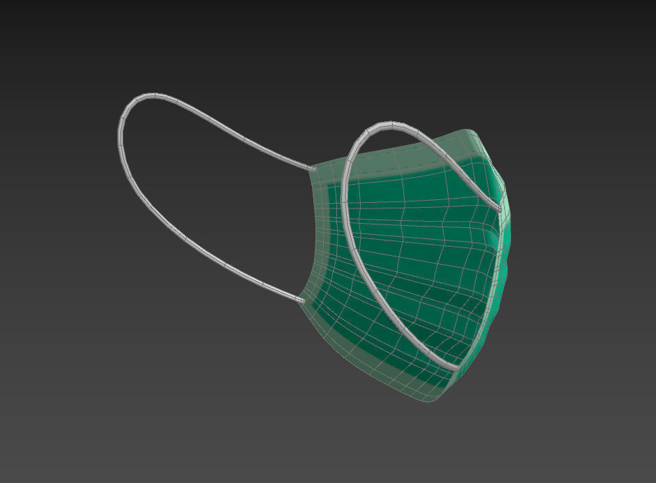 Surgical  Mask 3D model_13