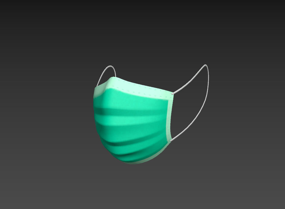 Surgical  Mask 3D model_9