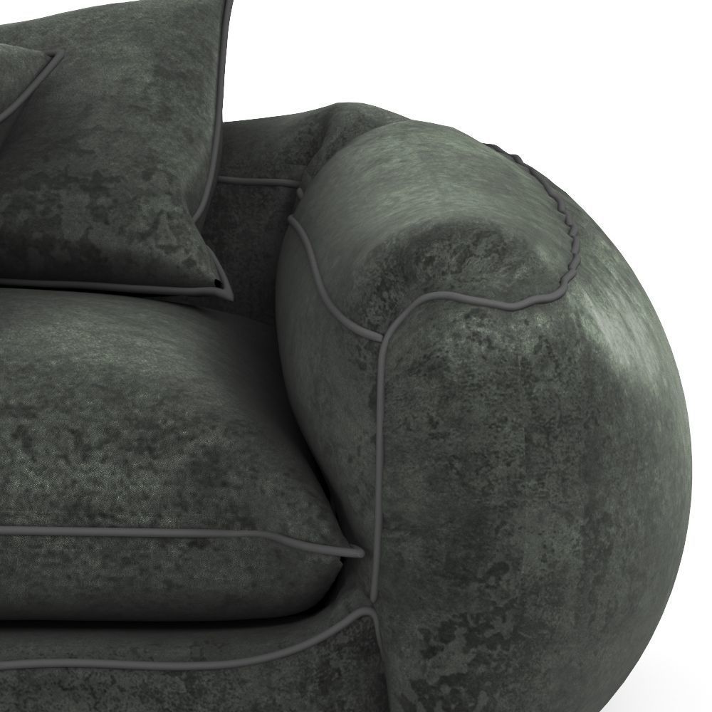  puff Sofa Free 3D model_3