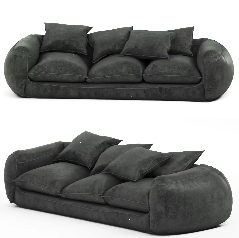  puff Sofa Free 3D model_0
