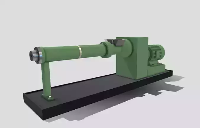 Machine - Extruder Low-poly 3D model
