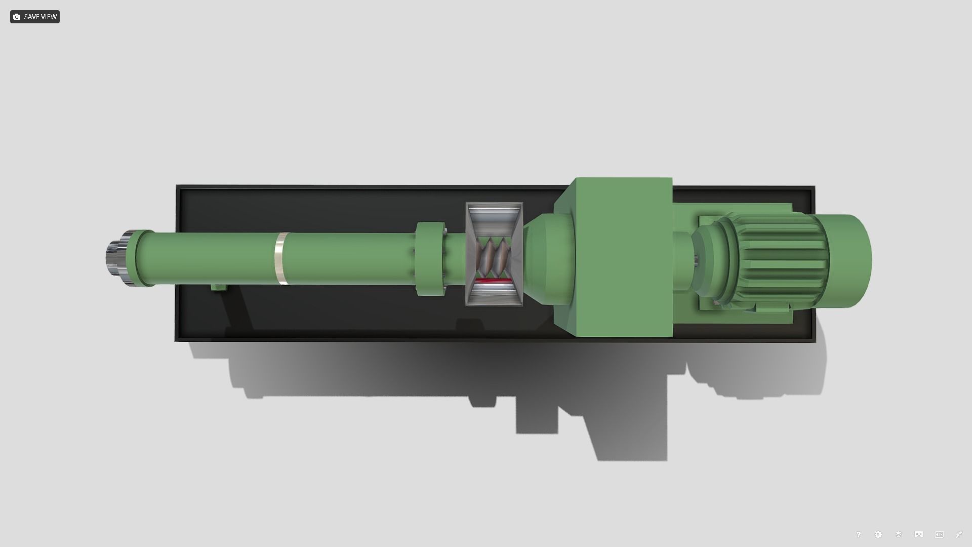 Machine - Extruder Low-poly 3D model_8
