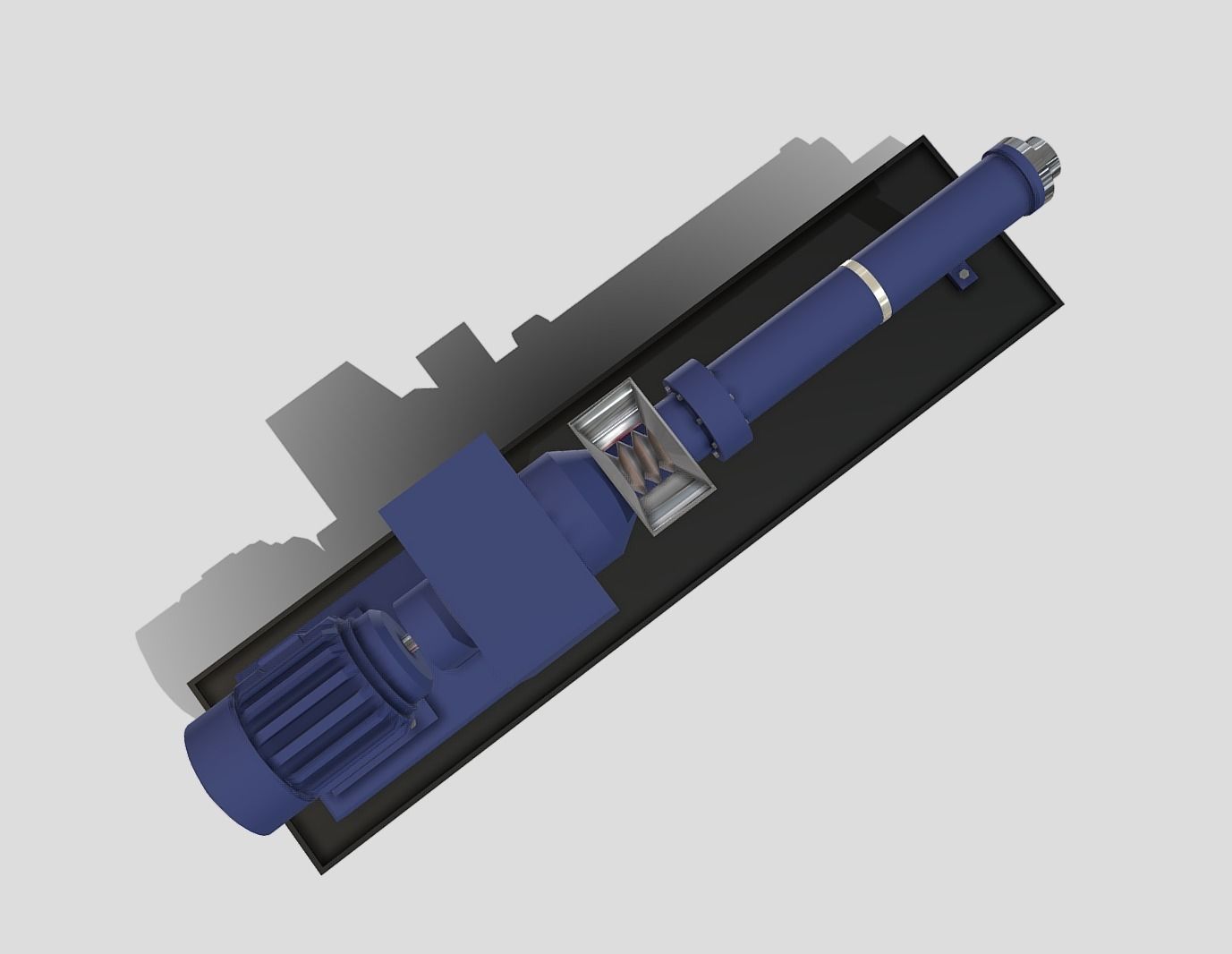Machine - Extruder Low-poly 3D model_11