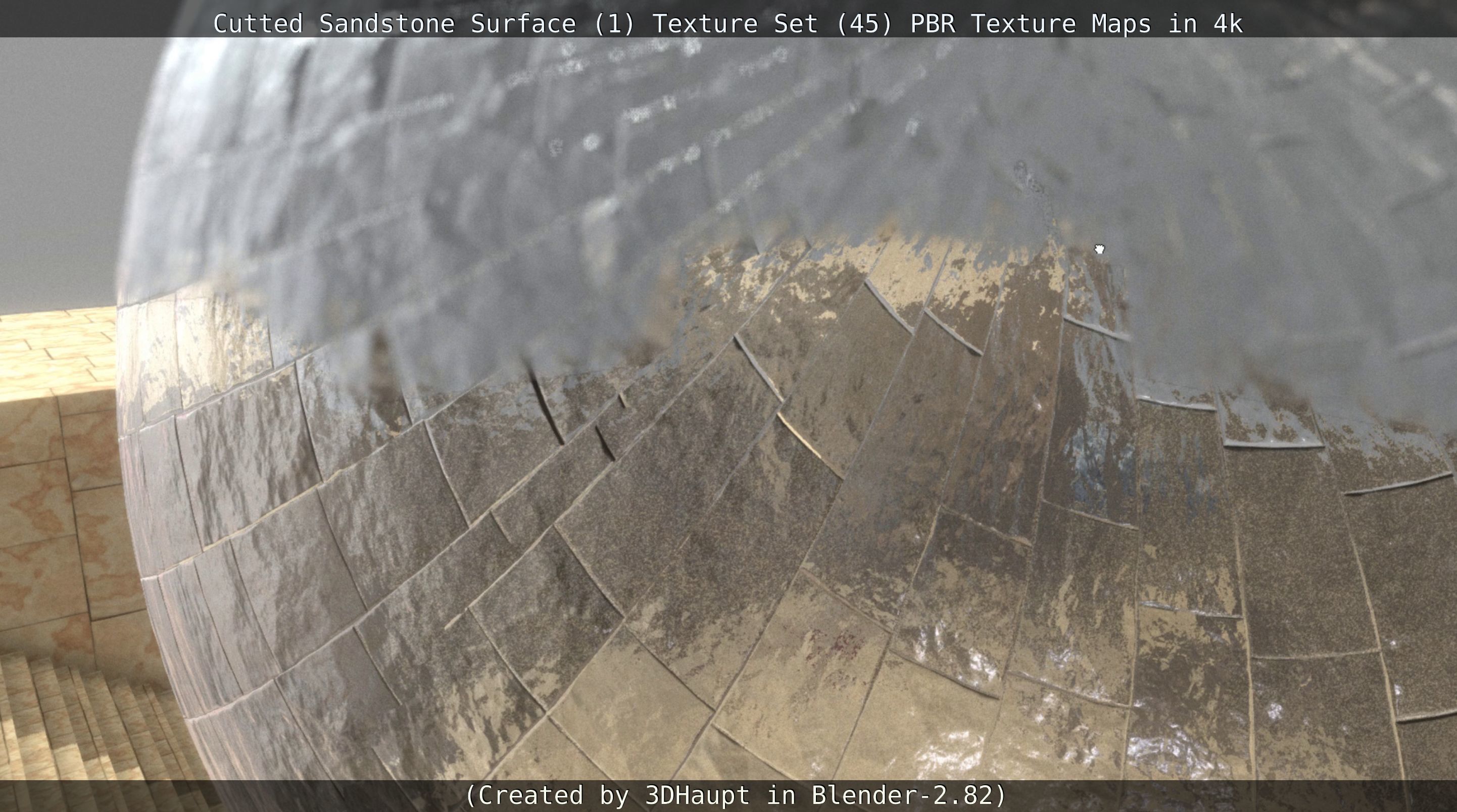 Cutted Sandstone Surface -1- Texture Set -45- Texture_83