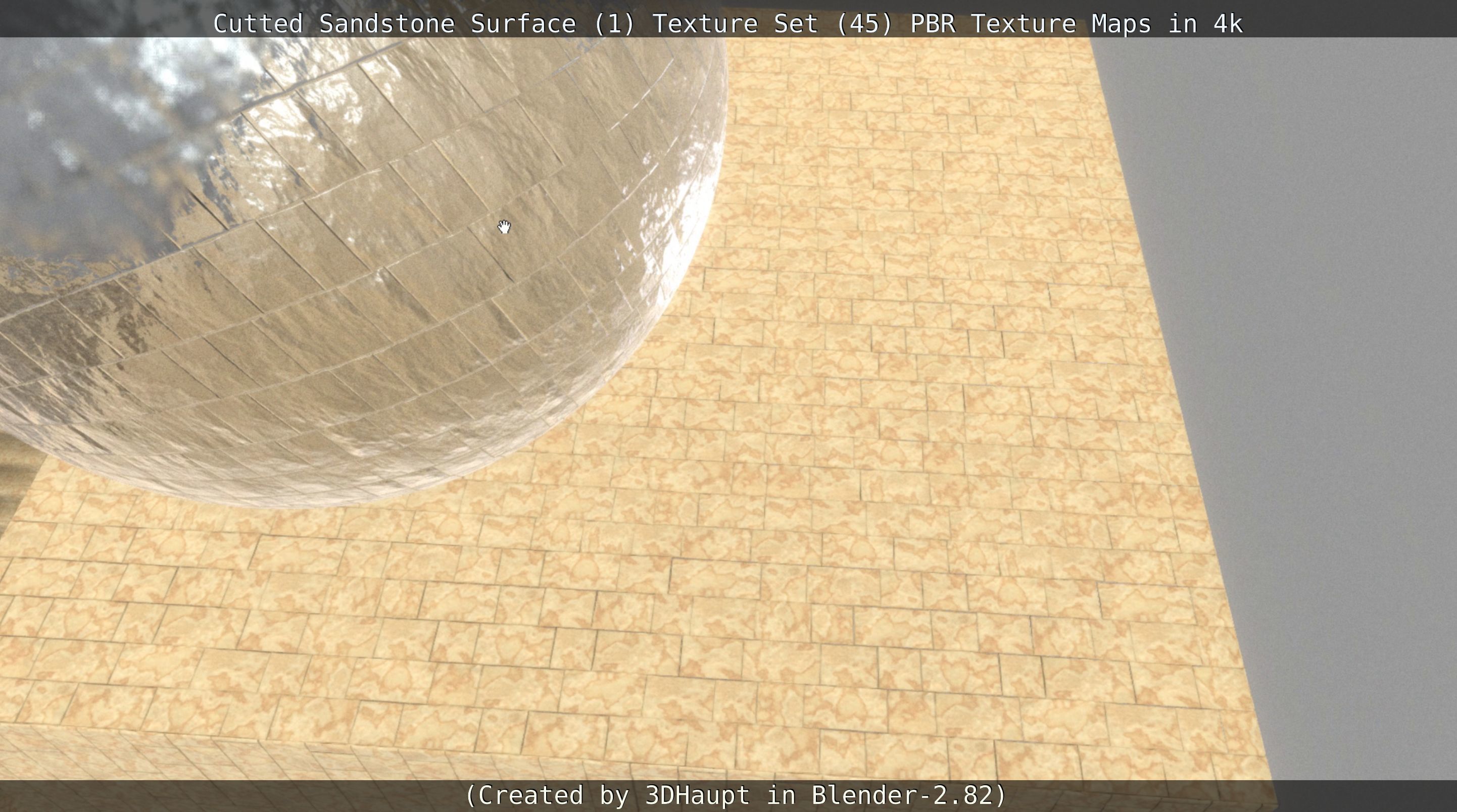 Cutted Sandstone Surface -1- Texture Set -45- Texture_71