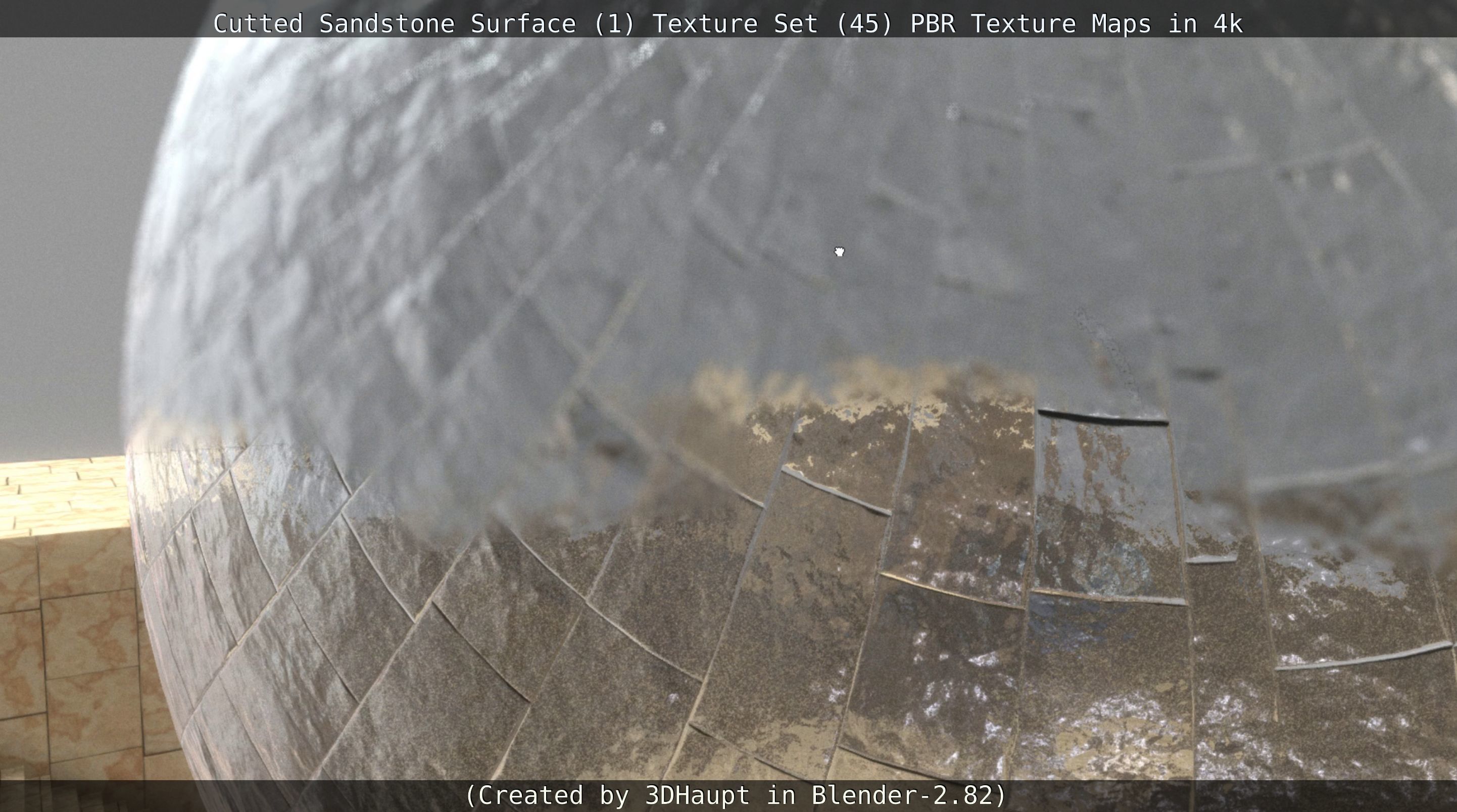 Cutted Sandstone Surface -1- Texture Set -45- Texture_80