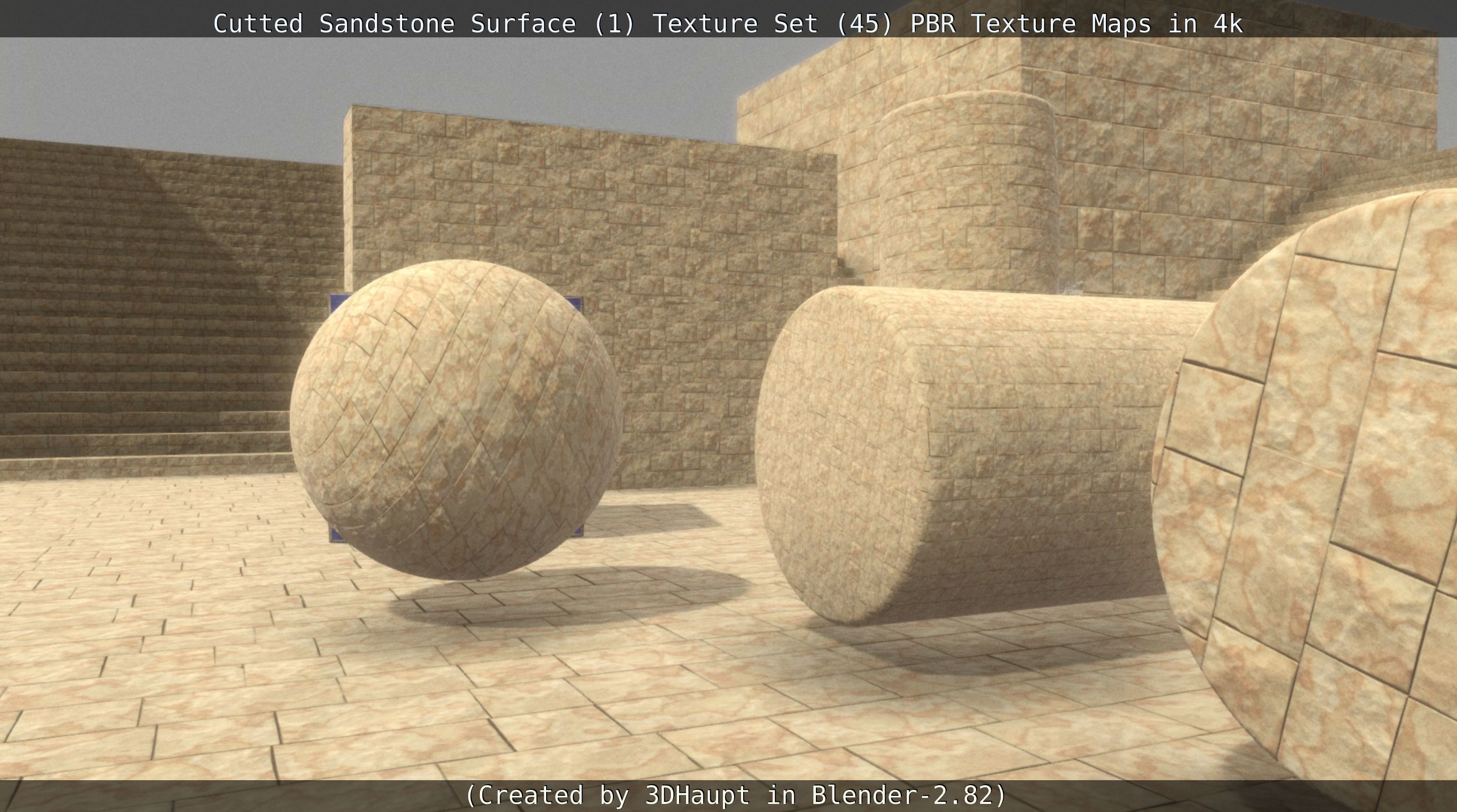 Cutted Sandstone Surface -1- Texture Set -45- Texture_47