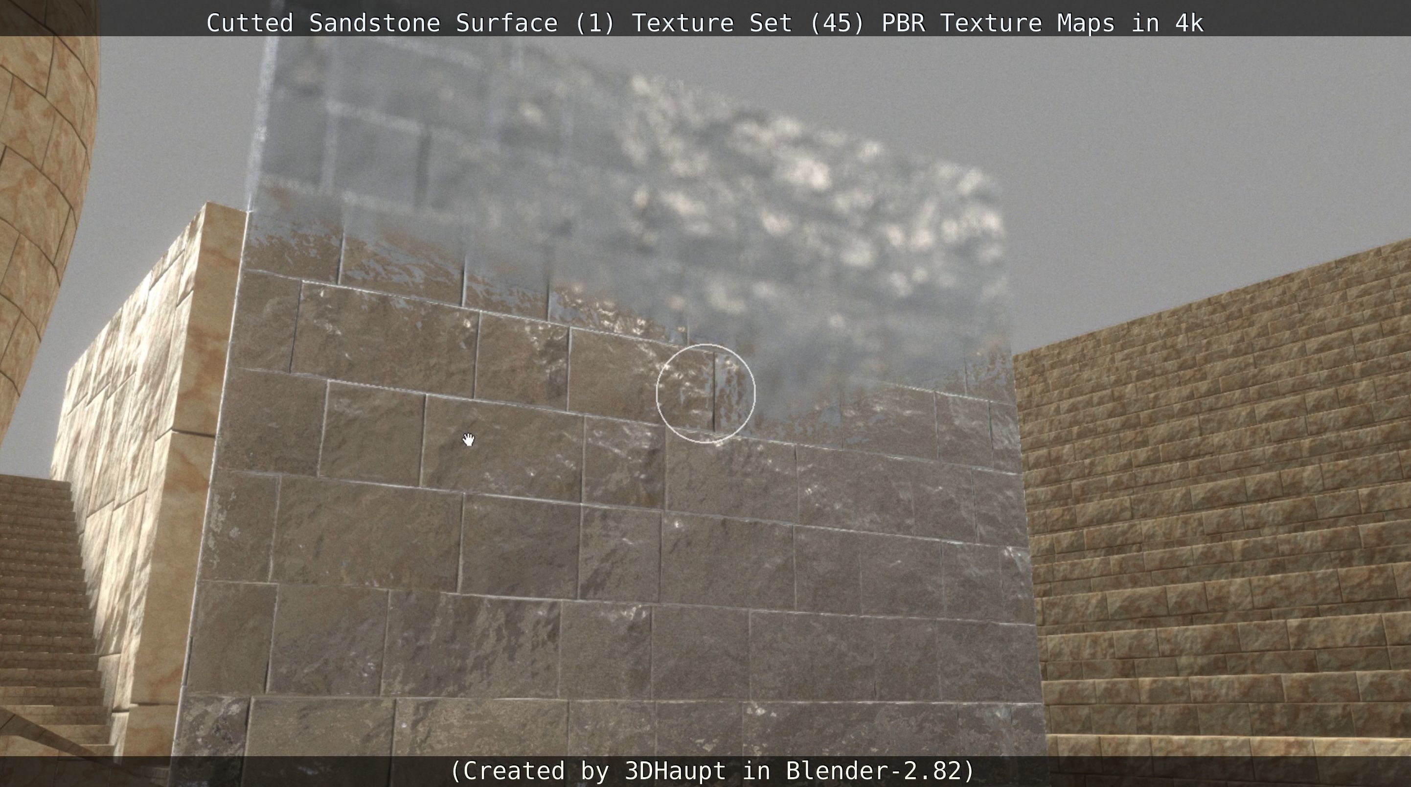 Cutted Sandstone Surface -1- Texture Set -45- Texture_125