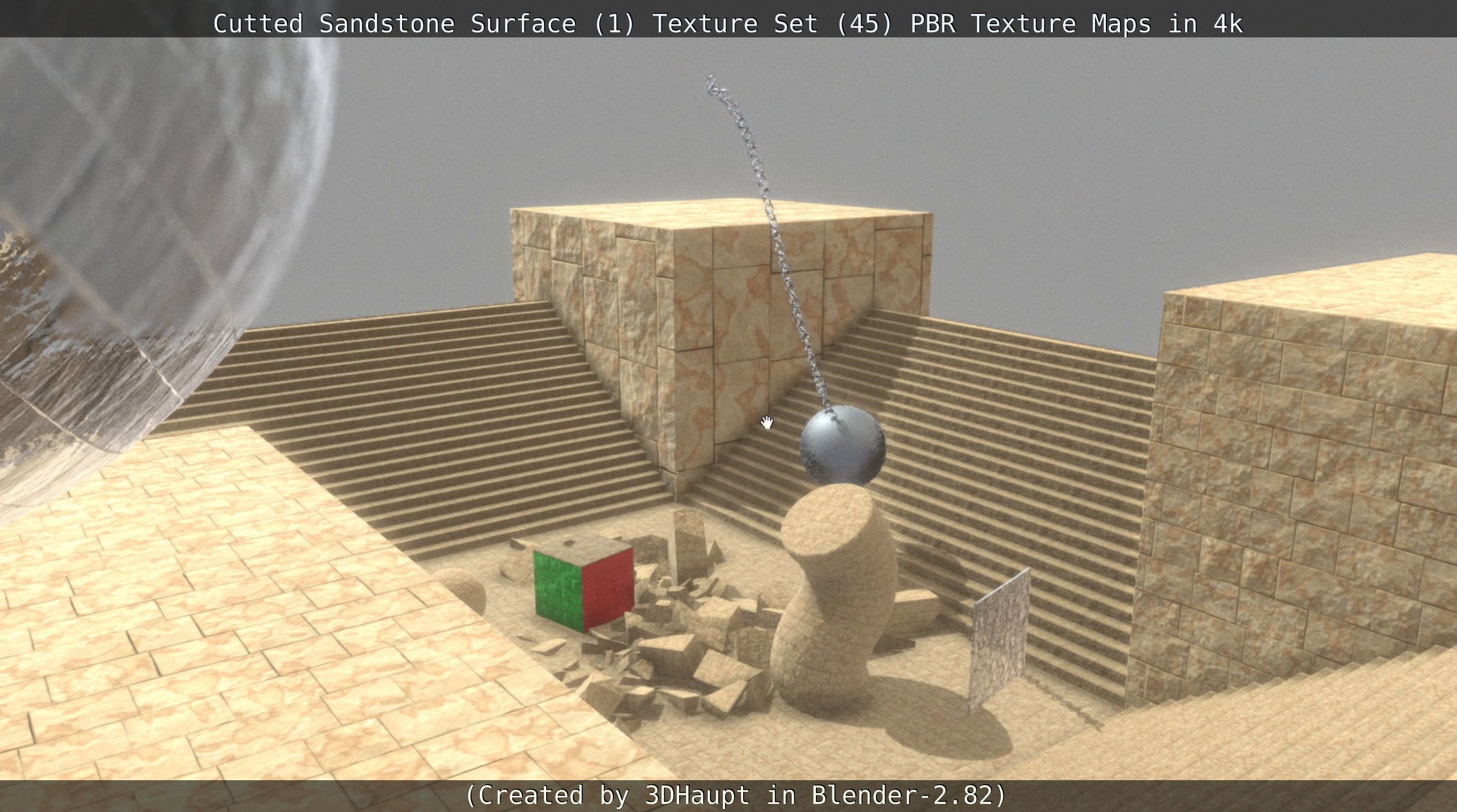 Cutted Sandstone Surface -1- Texture Set -45- Texture_87