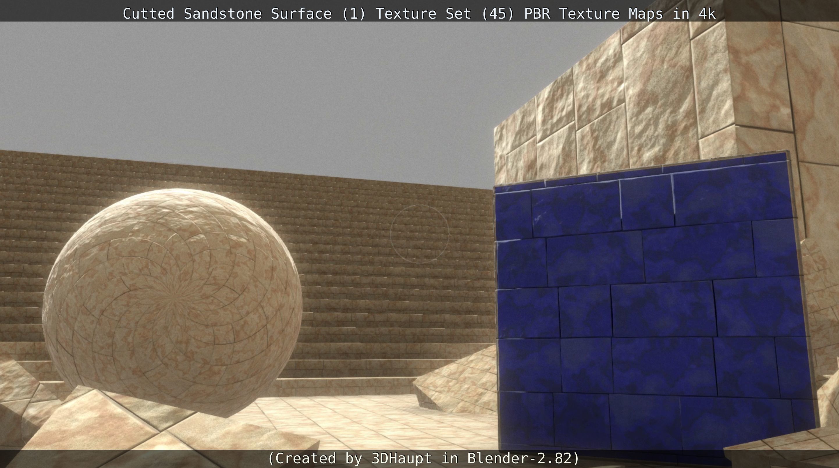 Cutted Sandstone Surface -1- Texture Set -45- Texture_43