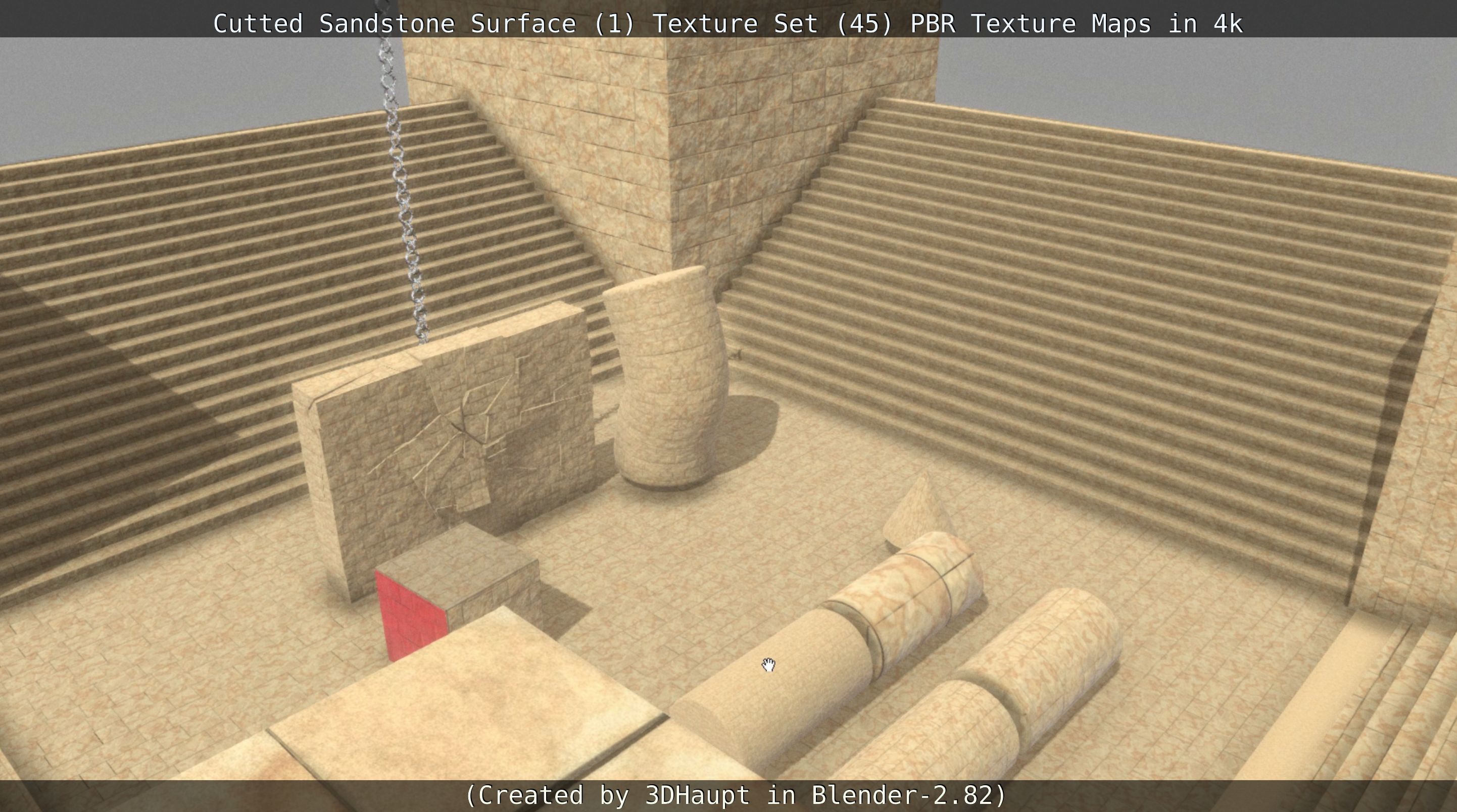 Cutted Sandstone Surface -1- Texture Set -45- Texture_42