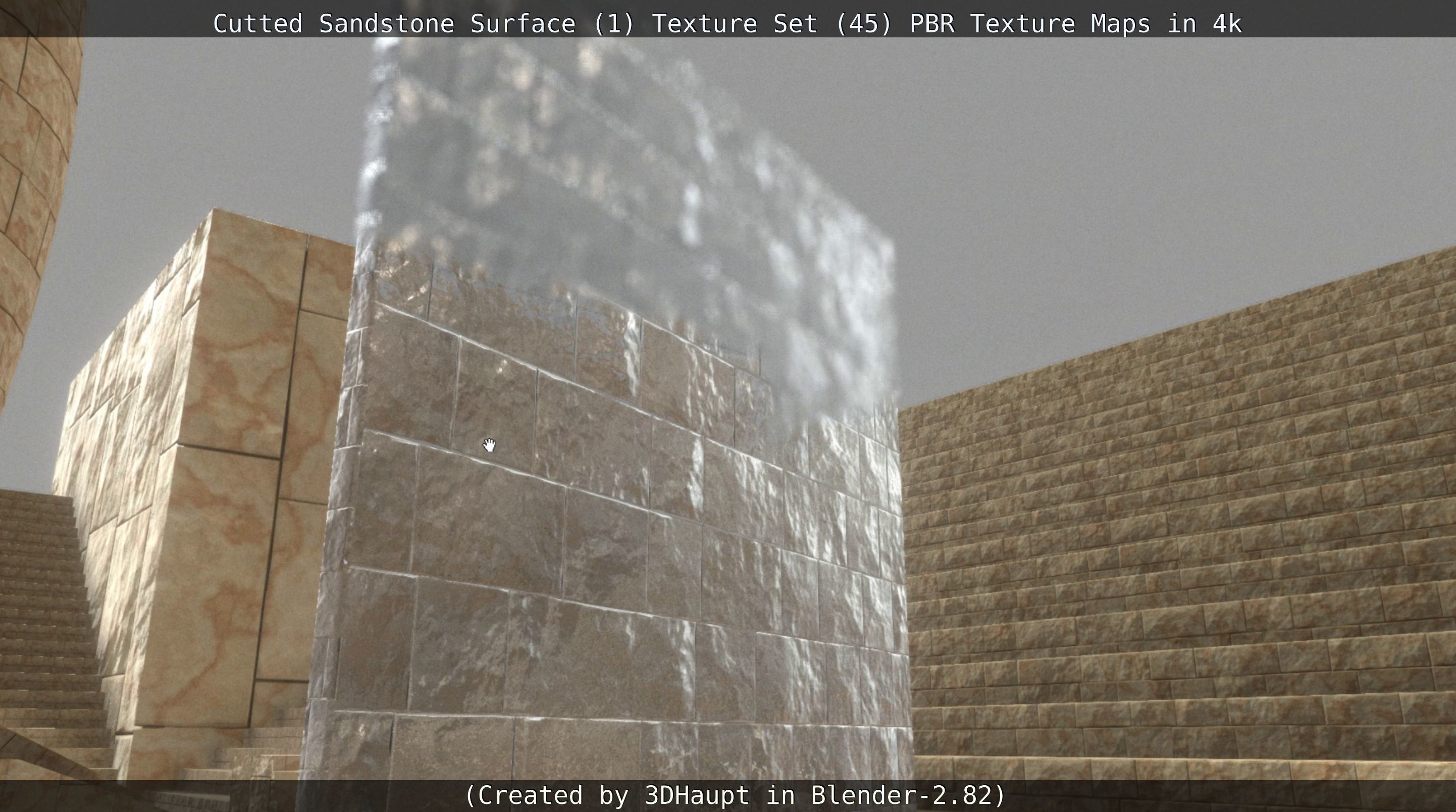 Cutted Sandstone Surface -1- Texture Set -45- Texture_131