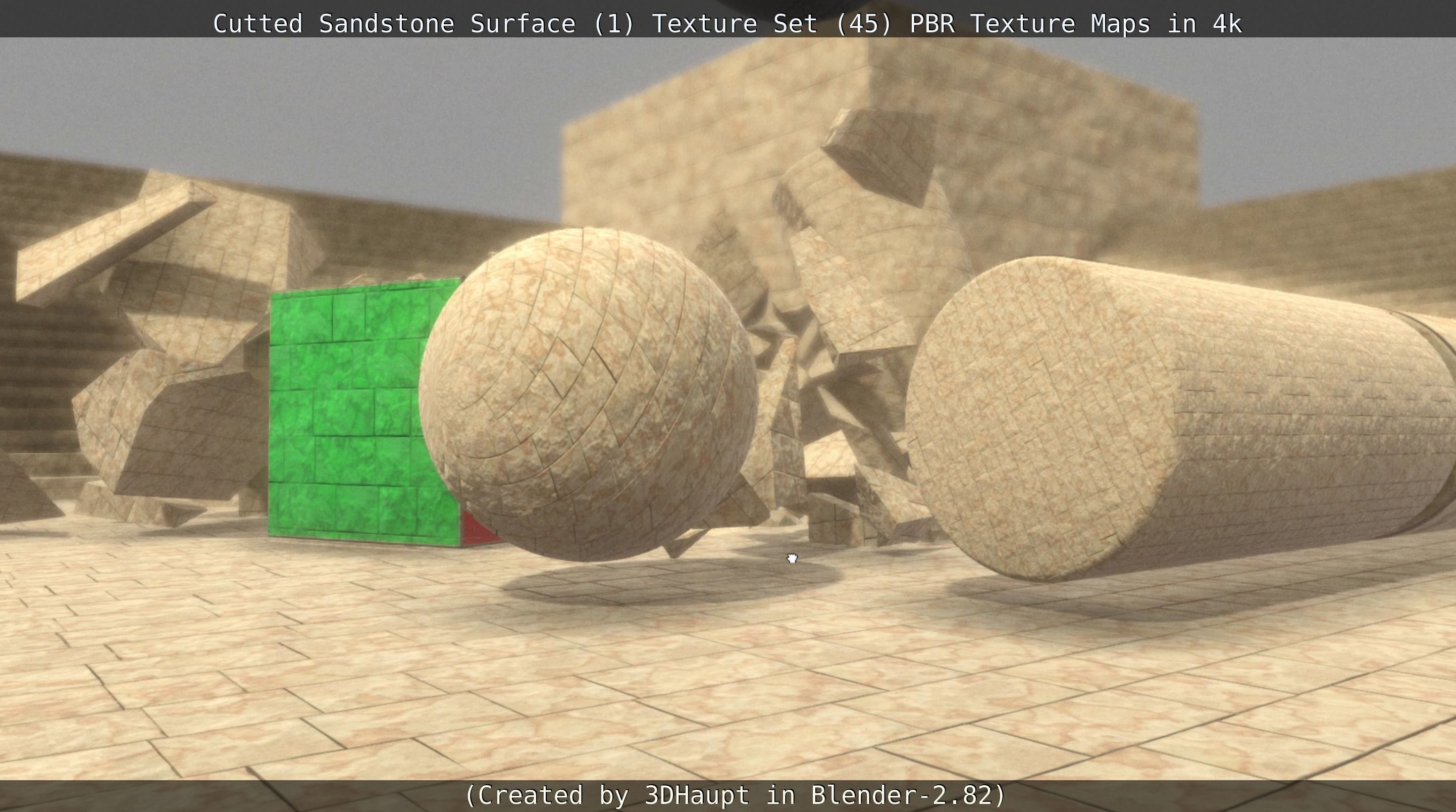 Cutted Sandstone Surface -1- Texture Set -45- Texture_52