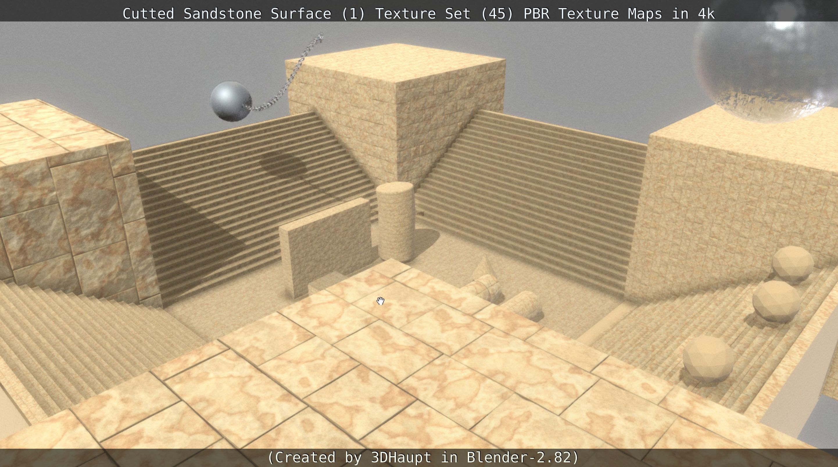 Cutted Sandstone Surface -1- Texture Set -45- Texture_45