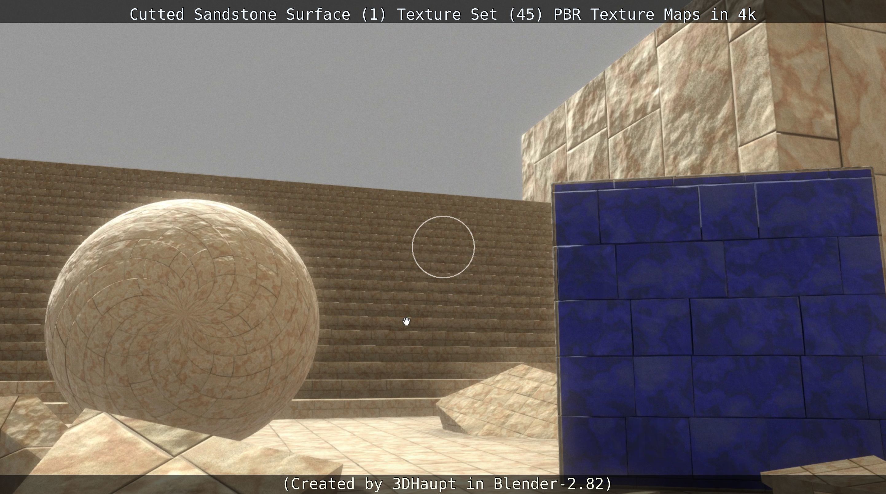 Cutted Sandstone Surface -1- Texture Set -45- Texture_108