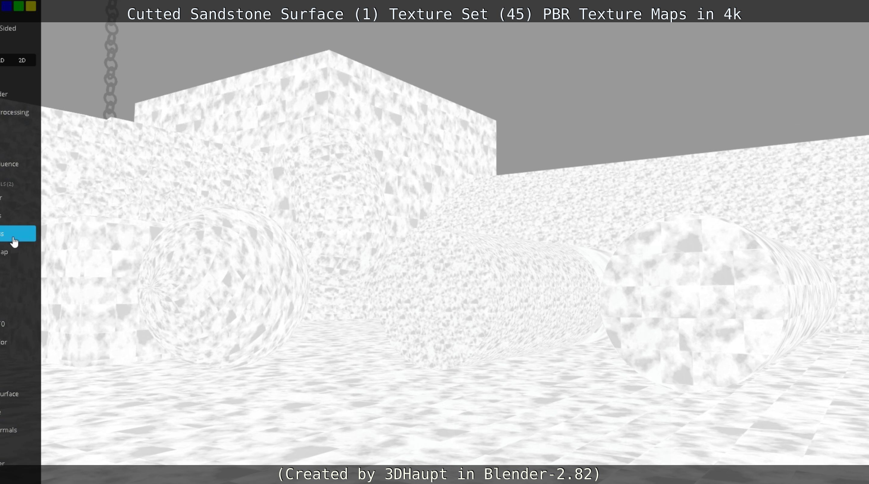 Cutted Sandstone Surface -1- Texture Set -45- Texture_139